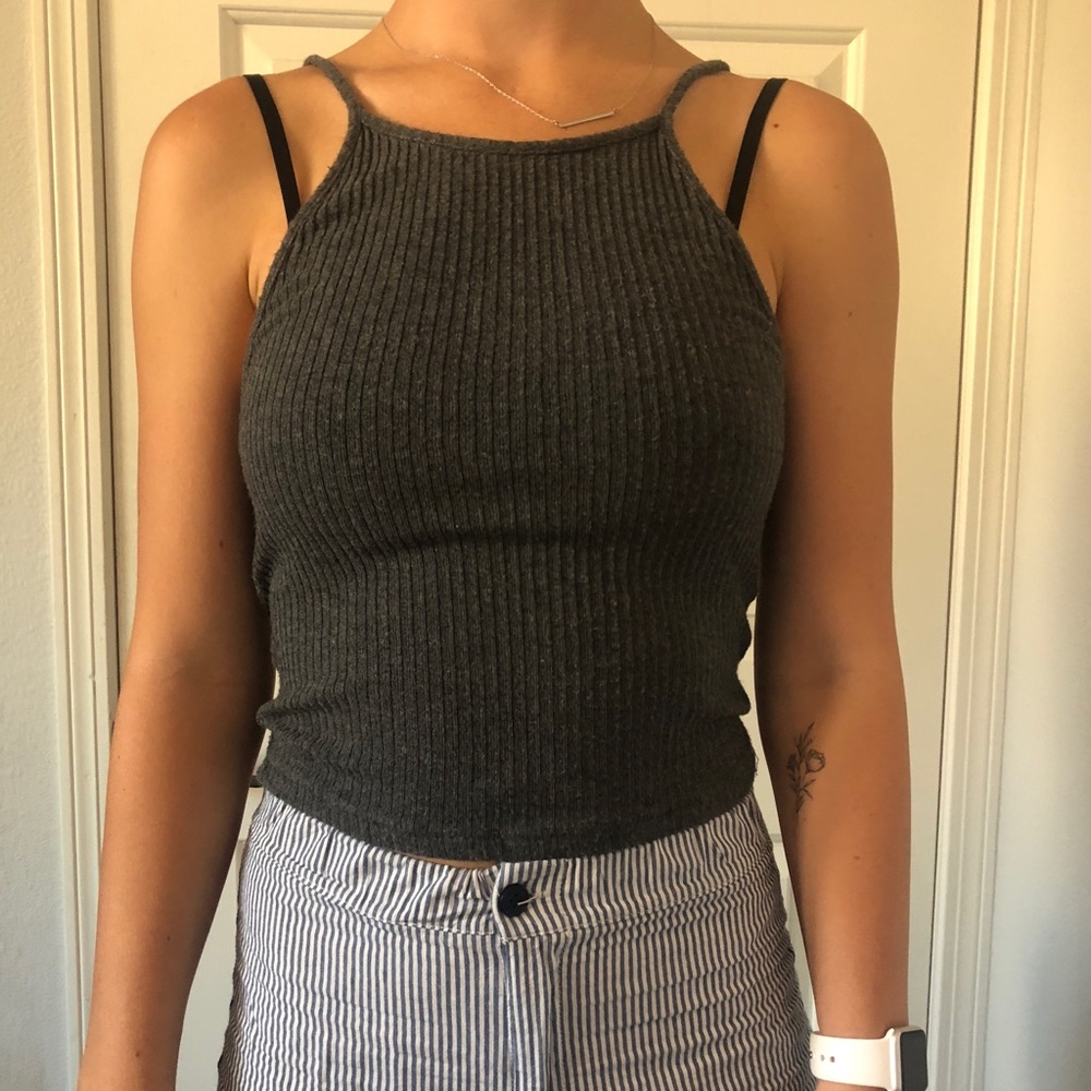Brandy grey top